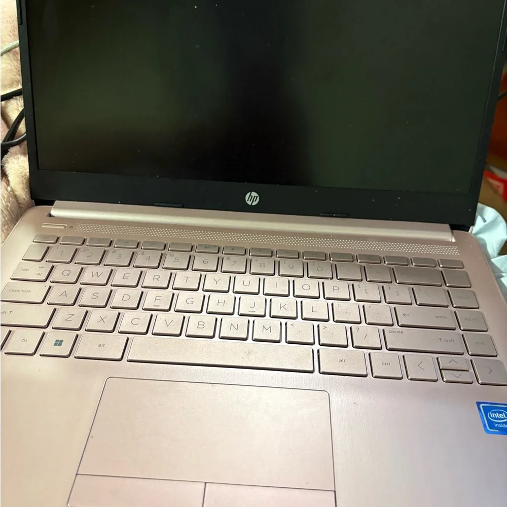 HP Rose Gold Laptop